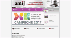 Desktop Screenshot of amij.org.mx